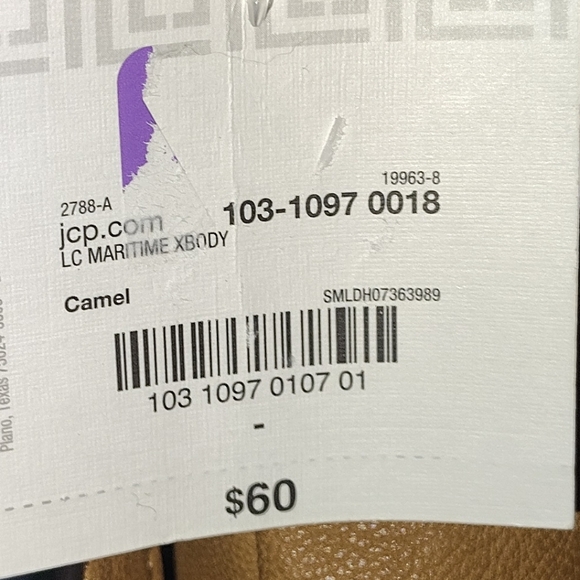 Liz Claiborne Tan Crossbody Bag - Picture 3 of 3